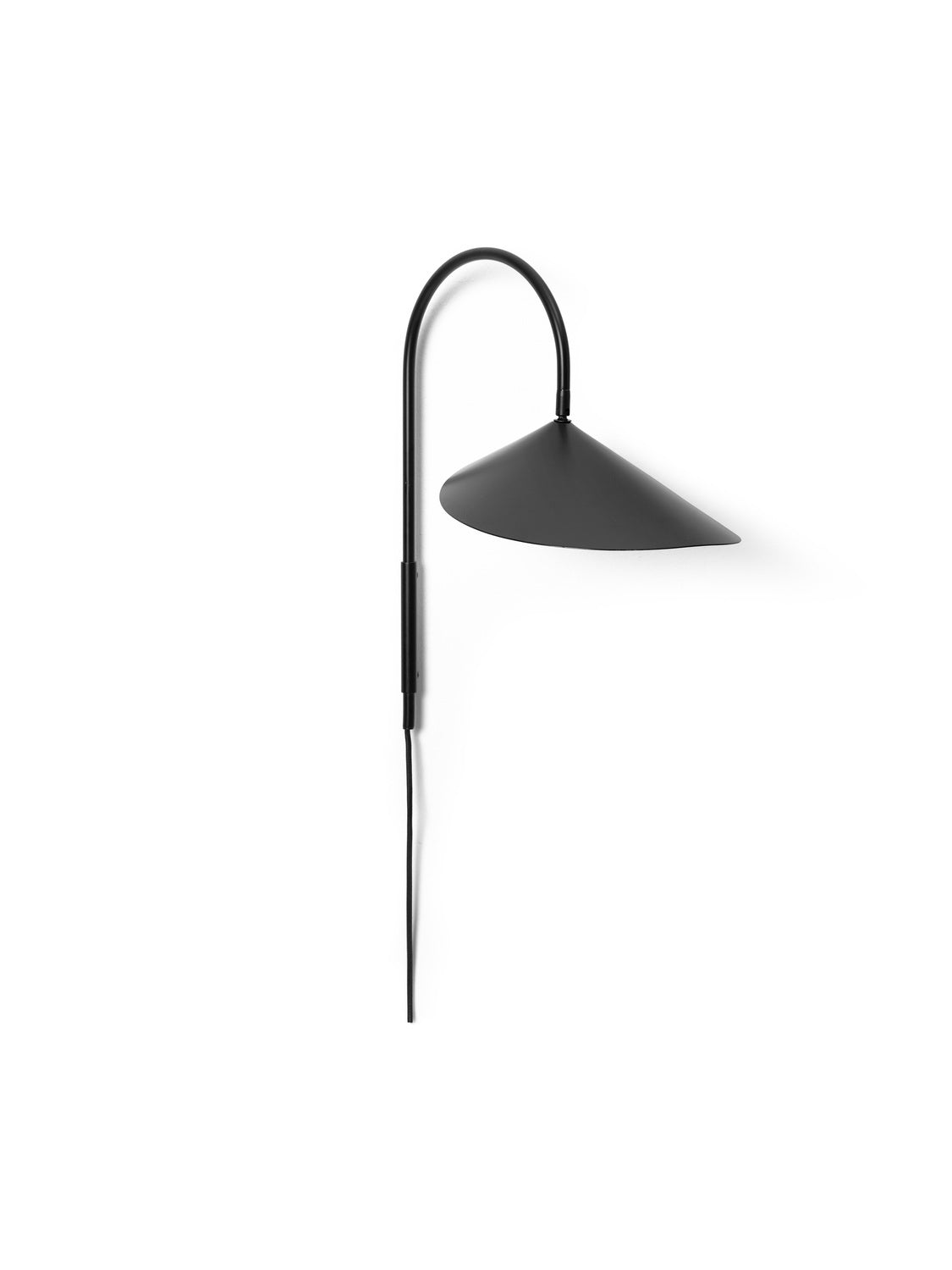 Ferm Living Arum - Lampada da parete orientabile - Nero
