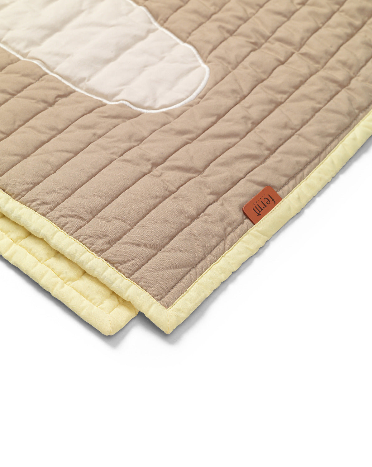 Ferm Living Bird gesteppt Decke - Sand