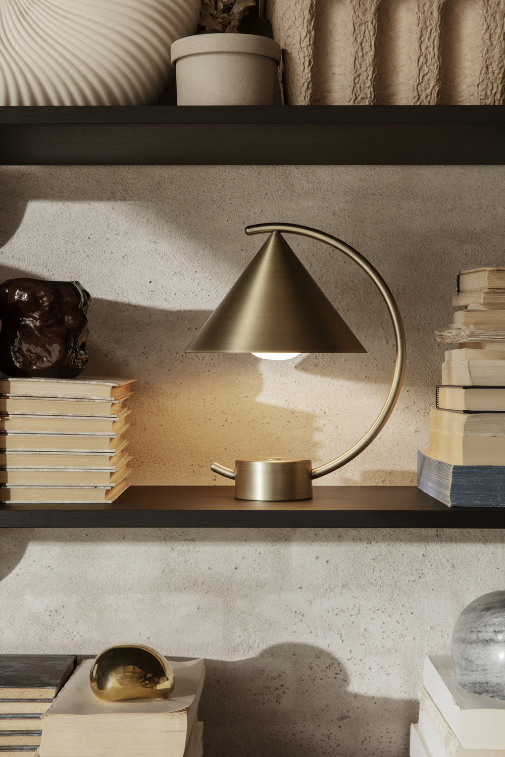 Ferm Living Lampe méridienne - Brass