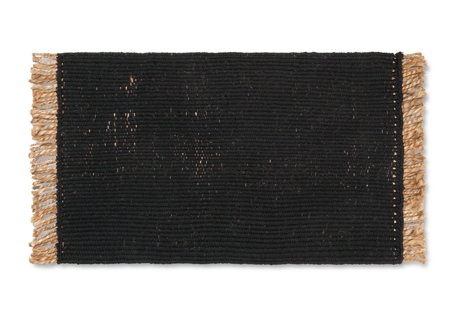 Ferm Living Block Mat - Black/Natural