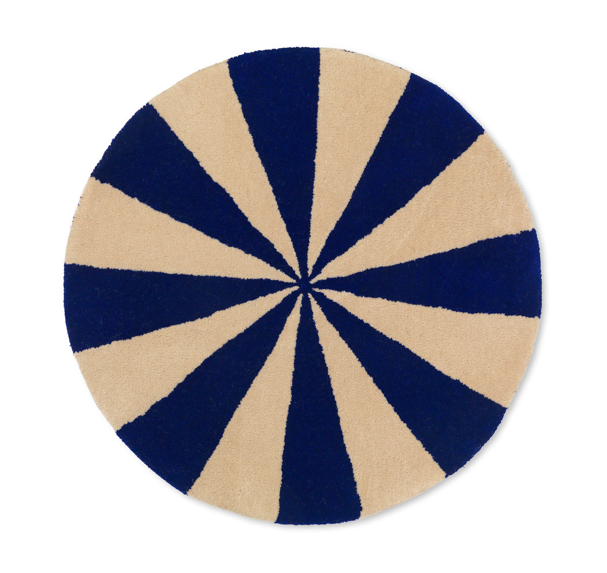 Tapis tufté Ferm Living Arch - Small - Bright Blue/Off-white