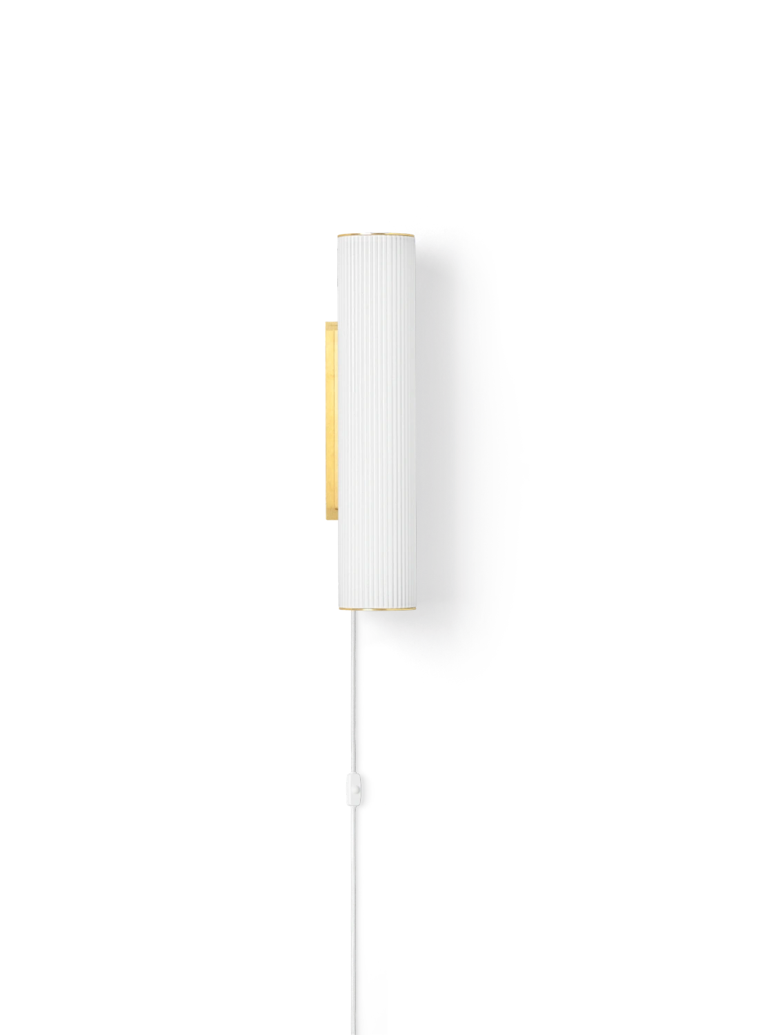 Ferm Living Vuelta Wall Lamp II 40 - White/Brass