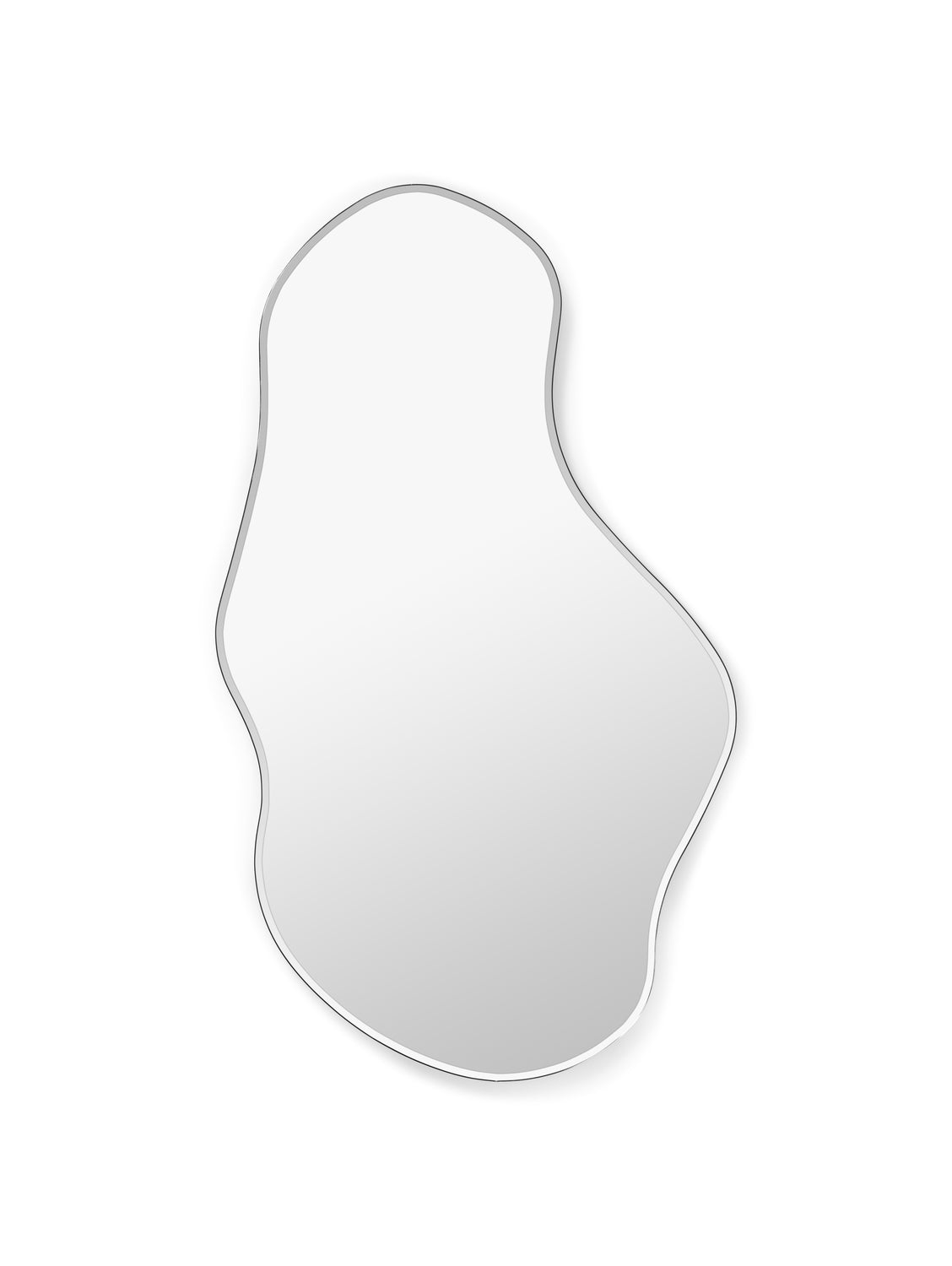 Ferm Living Pond Mirror - Large - Dark Chrome