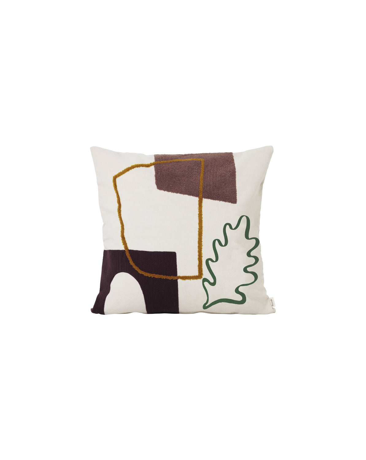 Ferm Living Couverture d'oreiller Mirage - Leaf