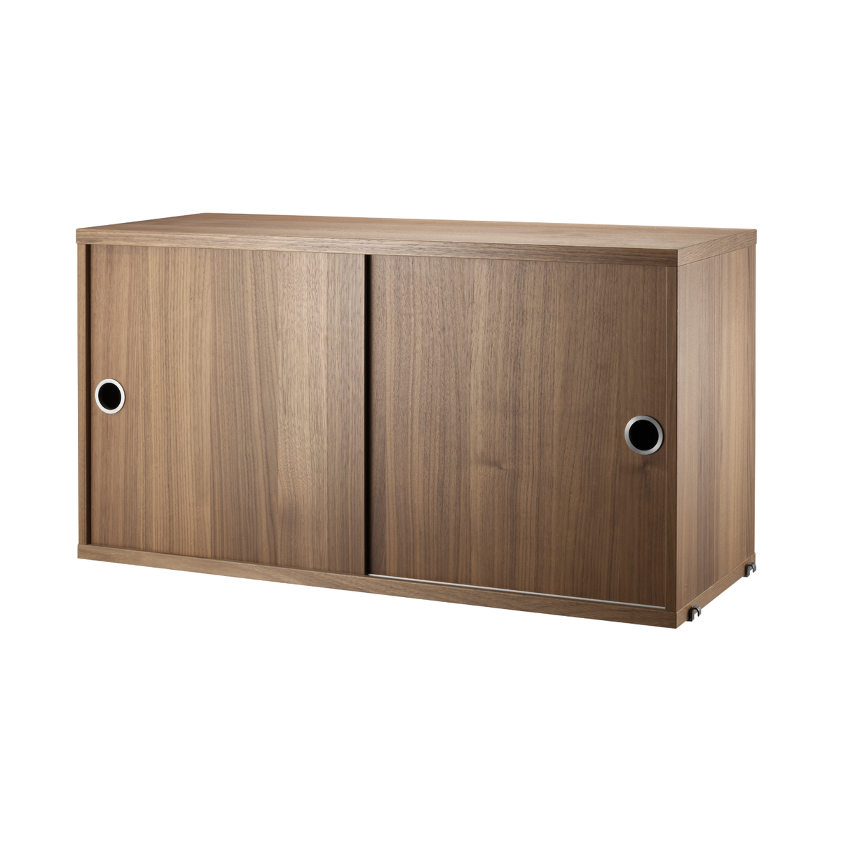 Armoire avec portes coulissantes w78 x d30 x h42 cm Walnut