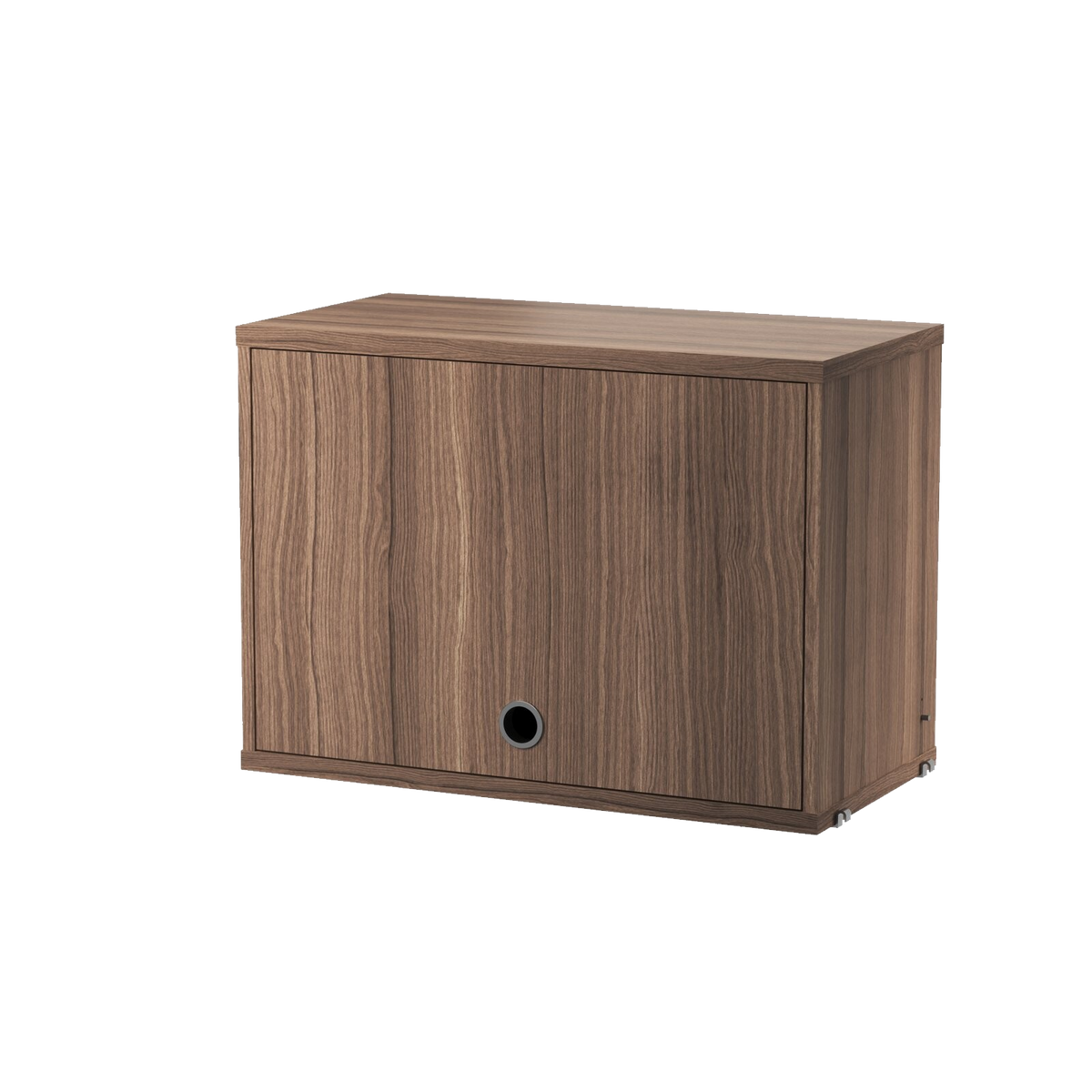 Cabinet avec porte flip w58 x d30 x h42 cm Walnut