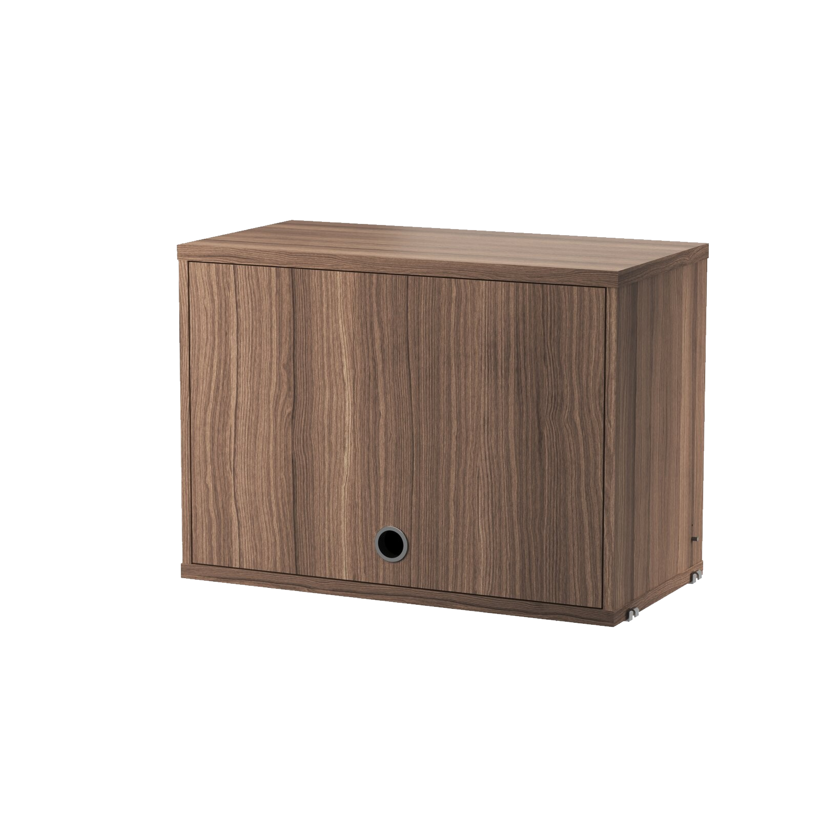 Cabinet with Flip Door w58 x d30 x h42 cm Walnut