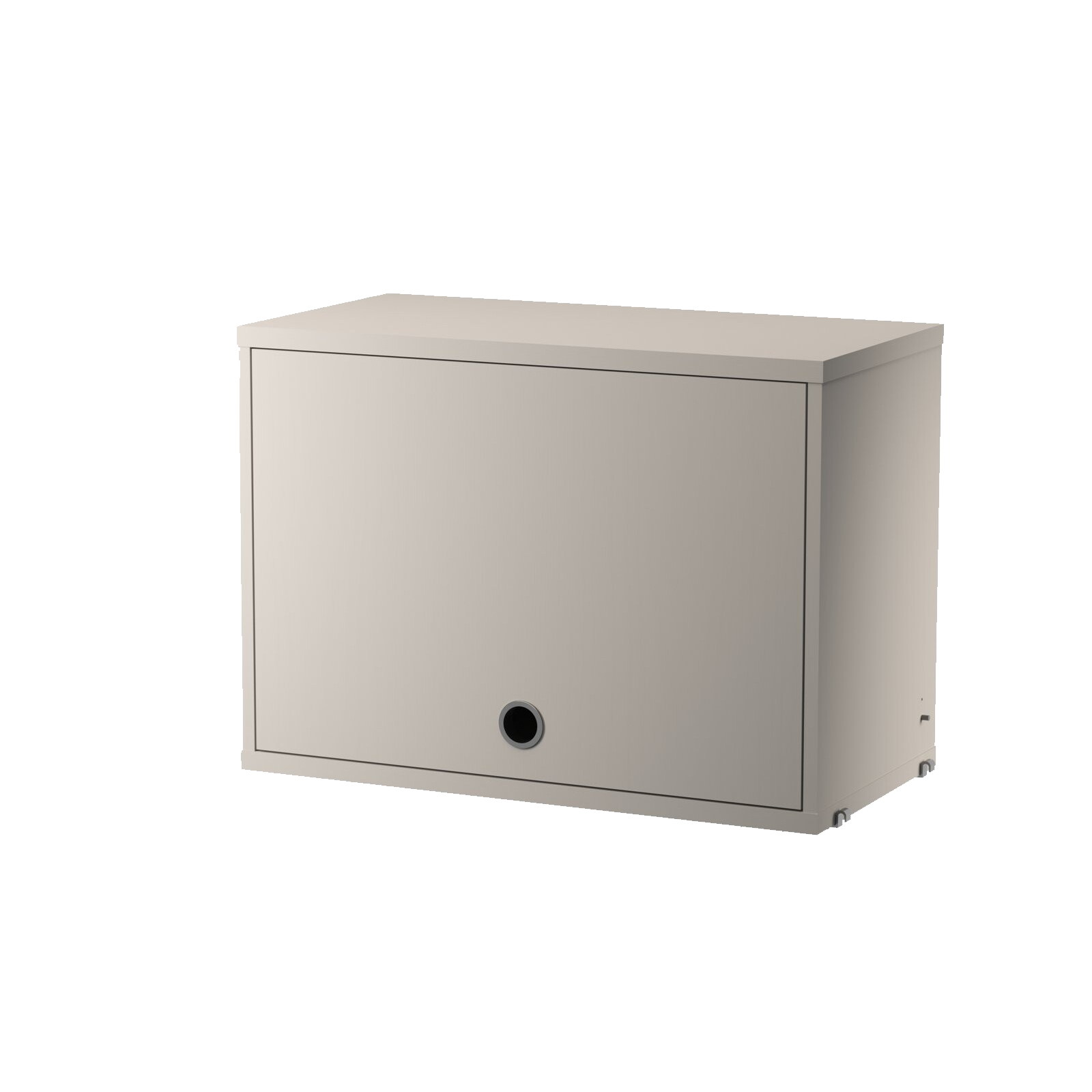Cabinet with Flip Door w58 x d30 x h42 cm Beige