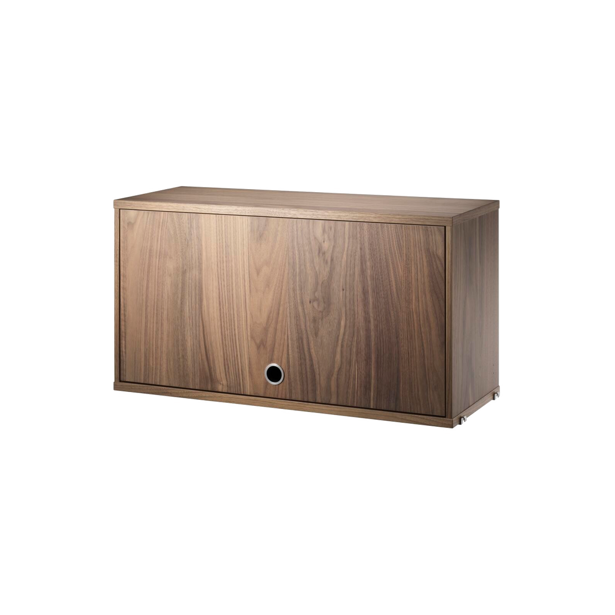 Cabinet with Flip Door w78 x d30 x h42 cm Walnut
