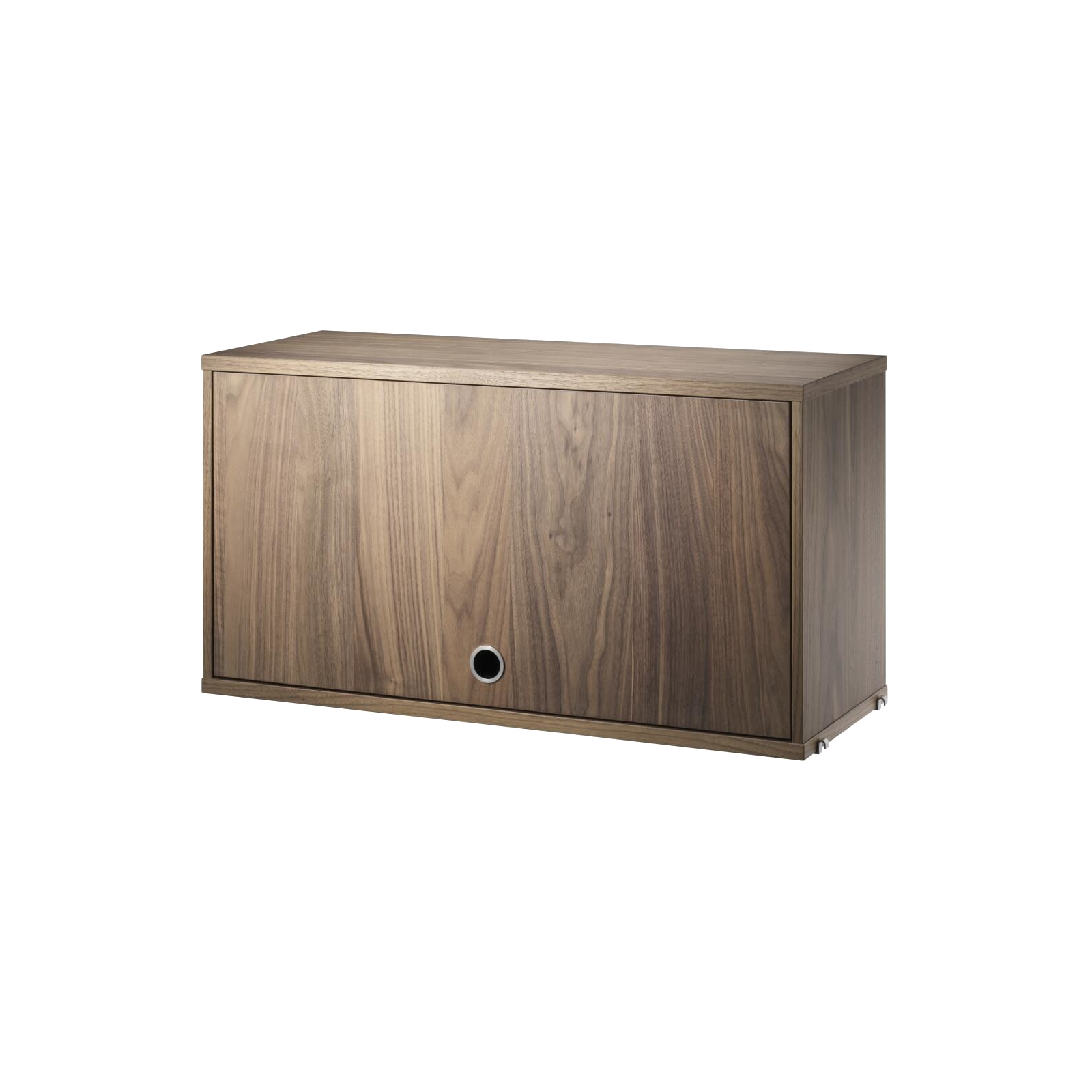 Cabinet with Flip Door w78 x d30 x h42 cm Walnut
