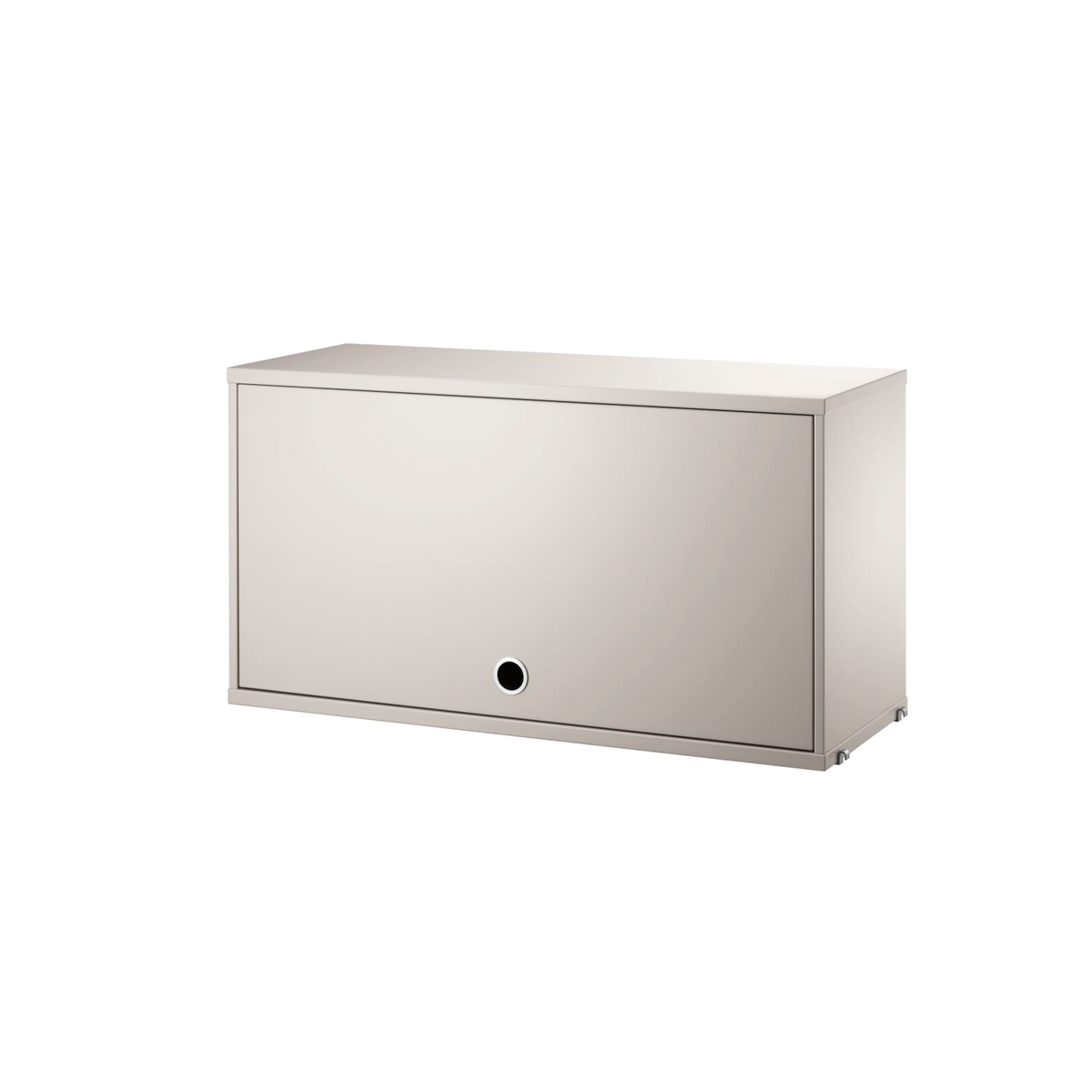 Cabinet with Flip Door w78 x d30 x h42 cm Beige