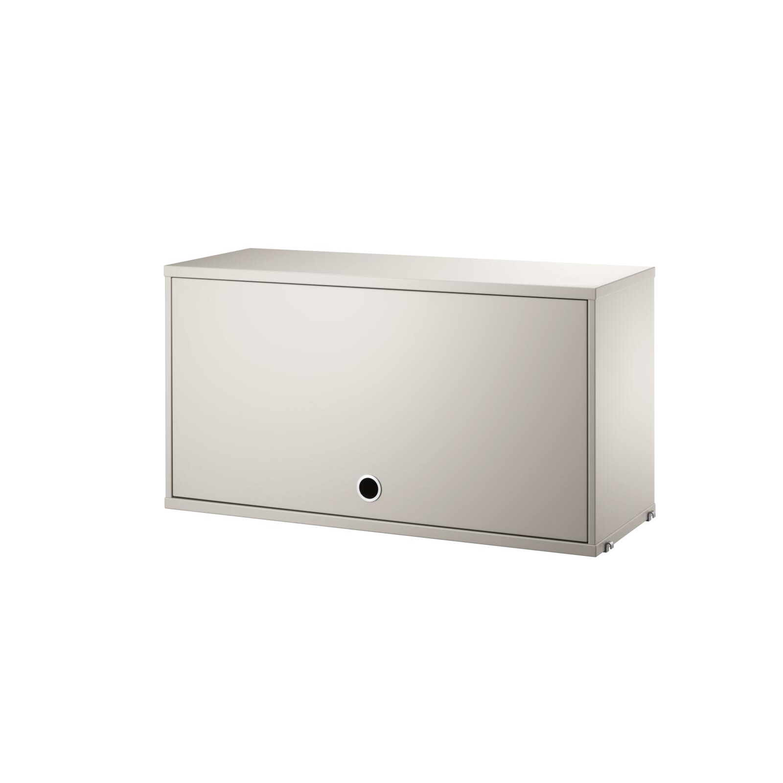 Cabinet with Flip Door w78 x d30 x h42 cm Beige