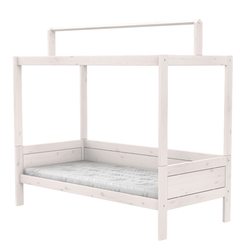 Lifetime Kidsrooms Kinderbett mit Gestell für Stoffdach - Original Whitewash