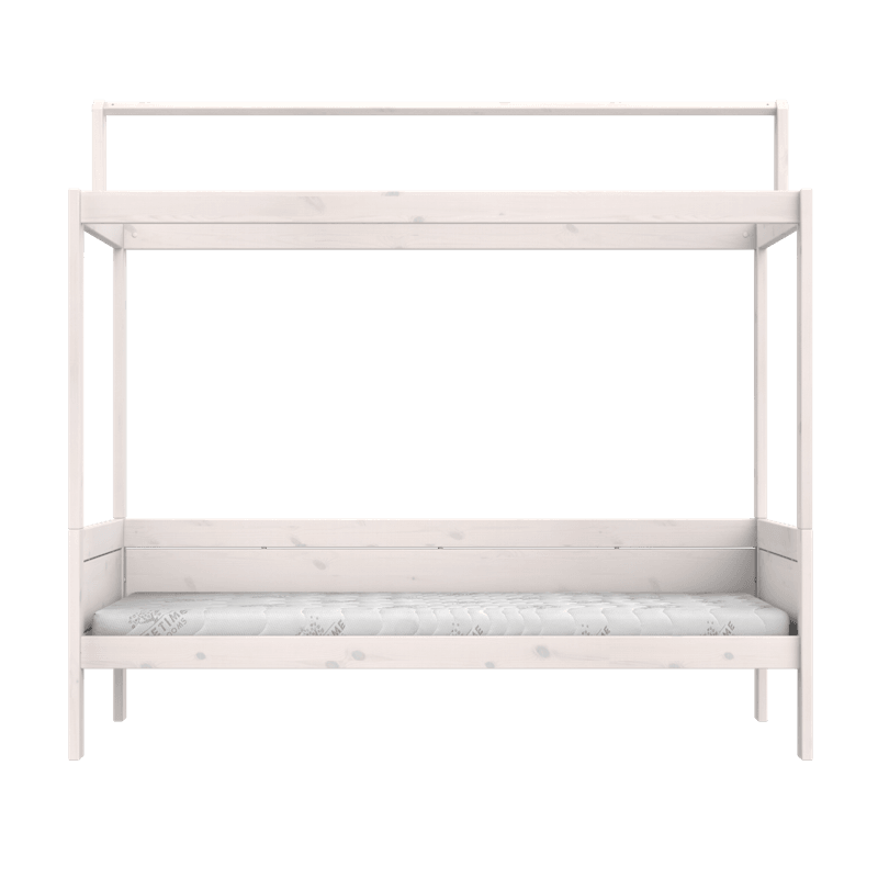 Lifetime Kidsrooms Kinderbett mit Gestell für Stoffdach - Original Whitewash