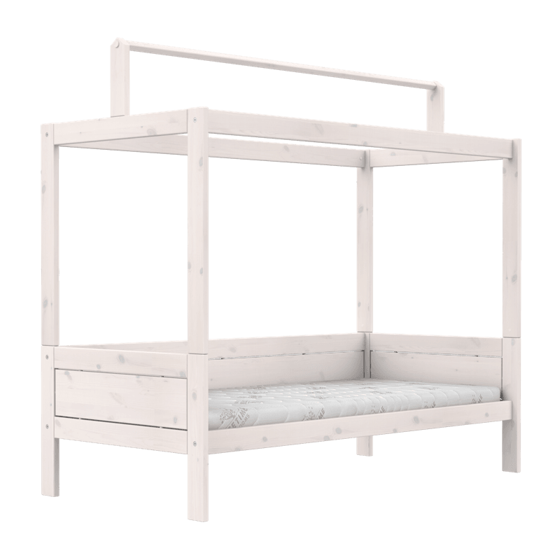 Lifetime Kidsrooms Kinderbett mit Gestell für Stoffdach - Original Whitewash