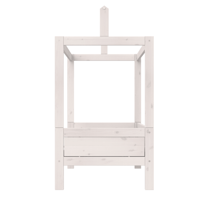 Lifetime Kidsrooms Lit d'enfant avec support pour toit en toile - Original Blanc