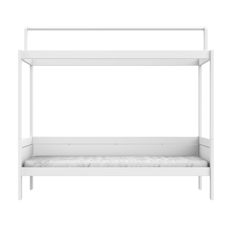 Lifetime Kidsrooms Lit d'enfant avec support pour toit en toile - Original Blanc