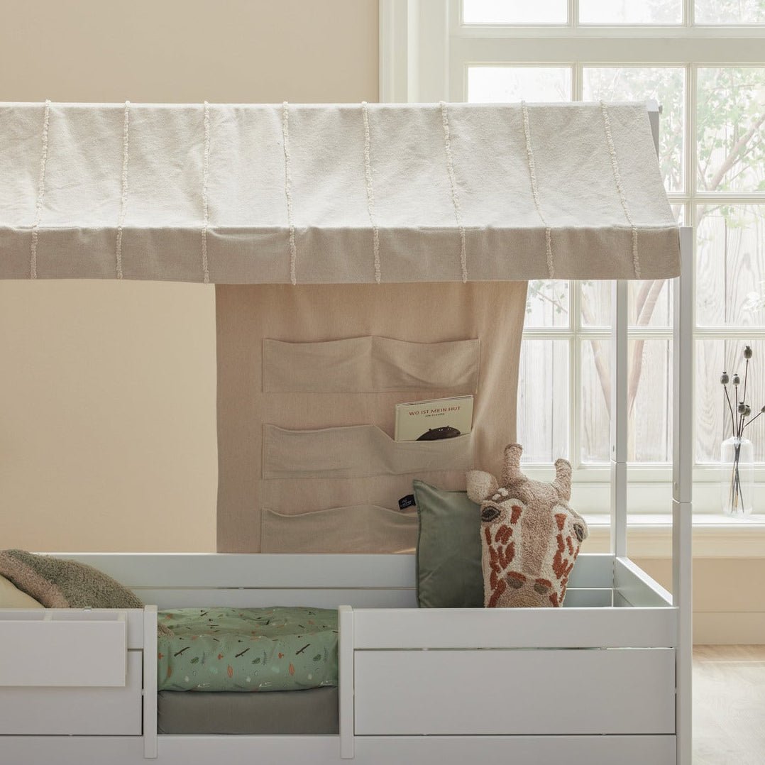 Lifetime Kidsrooms Lit d'enfant avec support pour toit en toile - Original Blanc