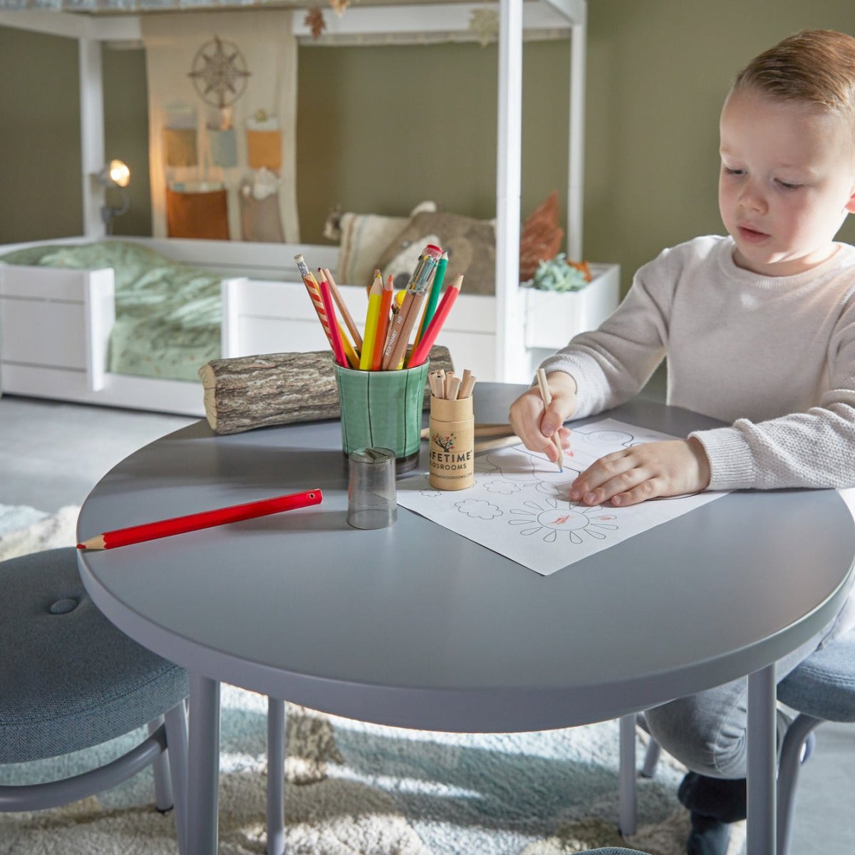 Lifetime Kidsrooms Chill - Tavolo da gioco - Blu smerigliato
