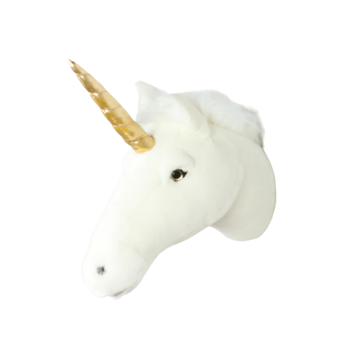 Wild & Soft Claire the white unicorn animal head