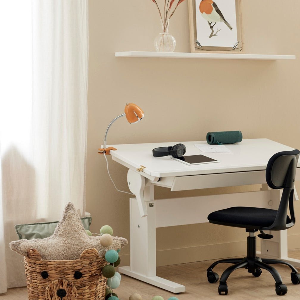 Lifetime Kidsrooms Clamp Lamp White