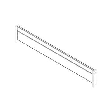 Lifetime Kidsrooms Eléments longitudinaux pour façade de lit fermée 194 cm Blanc
