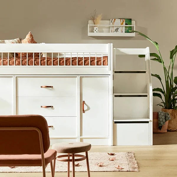 Lifetime Kidsrooms Façade de lit fermée 194 cm - Breeze Blanc