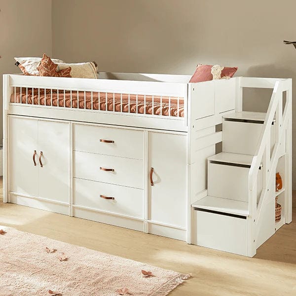 Lifetime Kidsrooms Façade de lit fermée 194 cm - Breeze Blanc