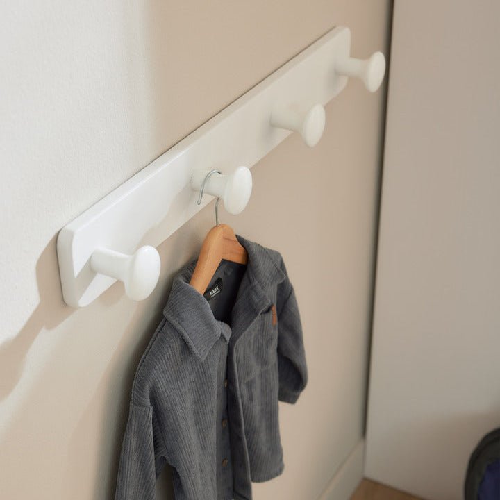 Lifetime Kidsrooms coat hook rail white