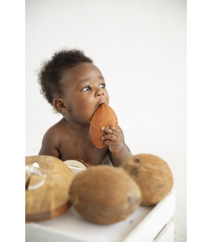 Oli & Carol Coco the Coconut teething ring & bath toy