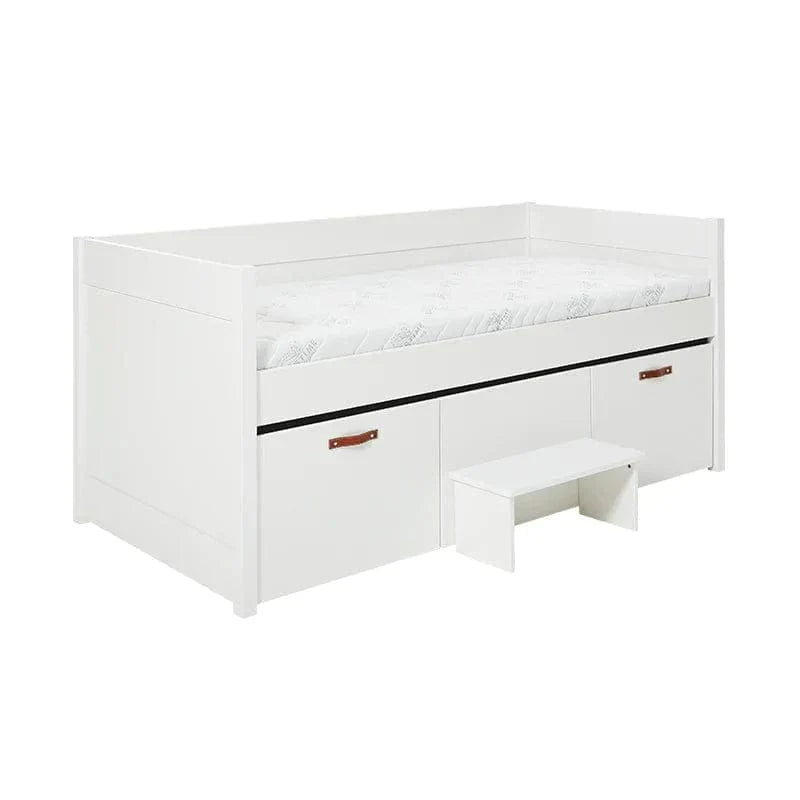 Lifetime Kidsrooms Lit de jour avec 2 tiroirs et marche 90 cm - Cool Kids 