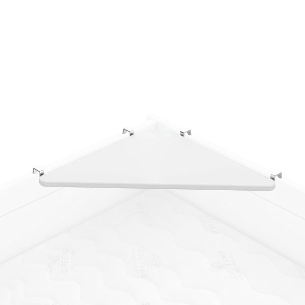 Lifetime Kidsrooms Étagère d'angle pour lit d'enfant Blanc