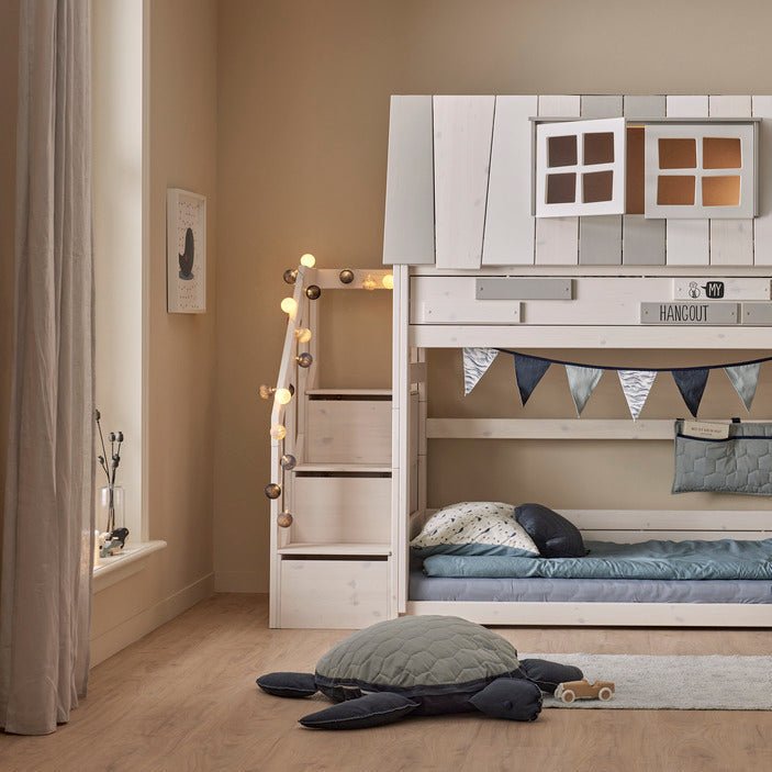 Lifetime Kidsrooms Lichterkette mit Baumwollkugeln - Beach Blue