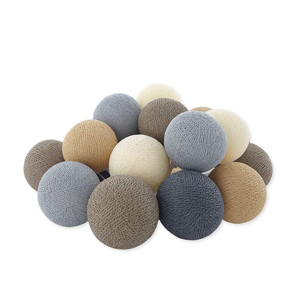 Lifetime Kidsrooms Lichterkette mit Baumwollkugeln - Beach Blue