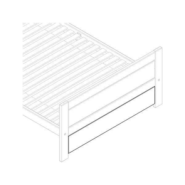 Lifetime Kidsrooms Abdeckplatte 120 cm Whitewash