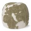 Lorena Canals Pouf World Map rugcycled