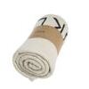 Lorena Canals Couverture tricotée ABC Natural / Black
