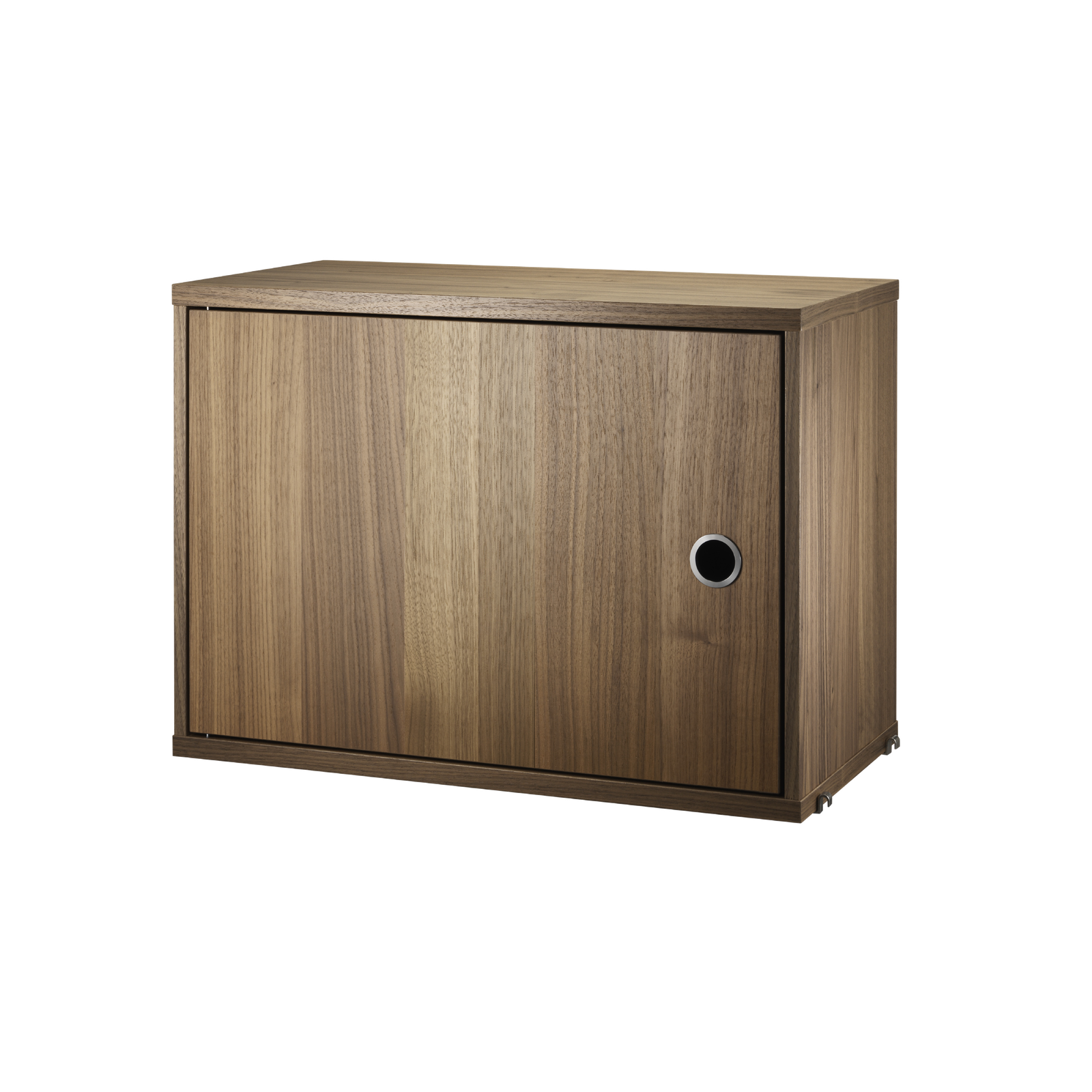 Cabinet with swing door w58 x d30 x h42 cm Walnut