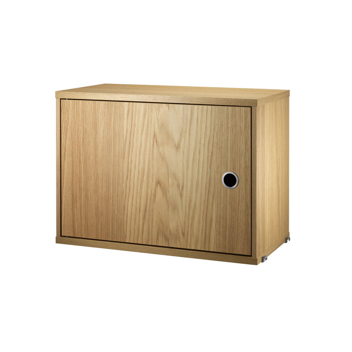 Cabinet with swing door w58 x d30 x h42 cm Oak