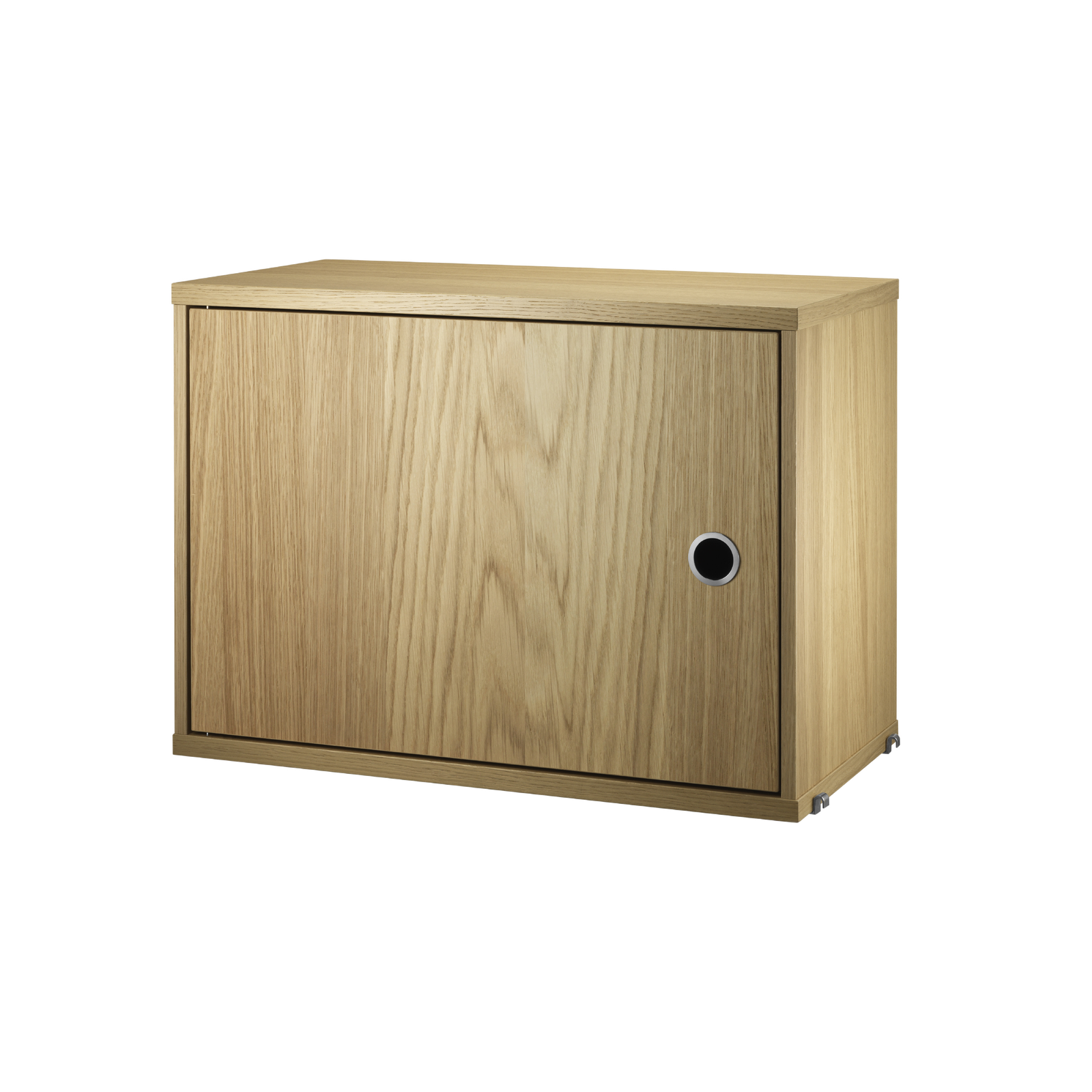 Cabinet with swing door w58 x d30 x h42 cm Oak