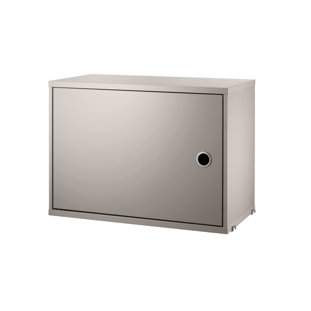 Cabinet with swing door w58 x d30 x h42 cm Beige