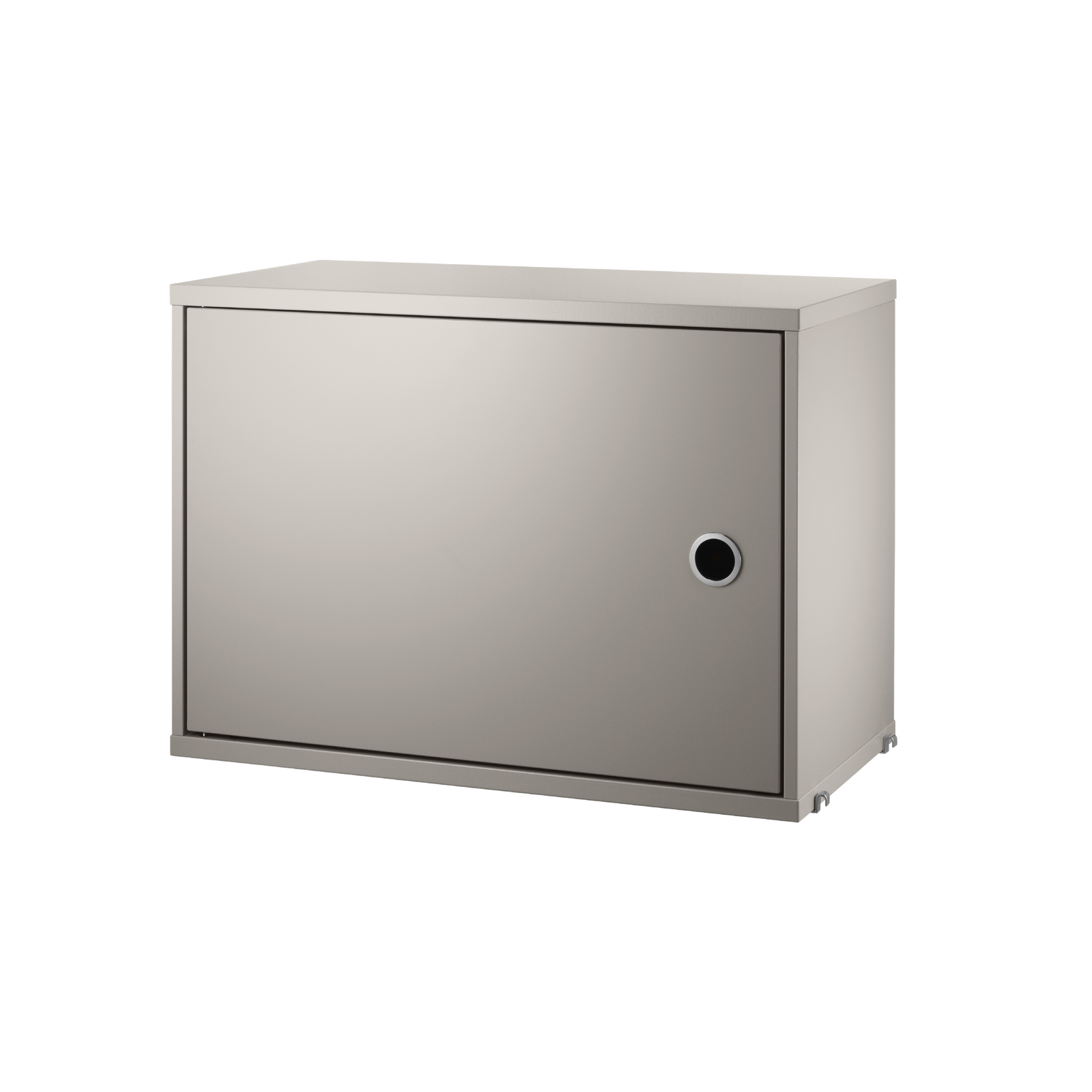 Cabinet with swing door w58 x d30 x h42 cm Beige