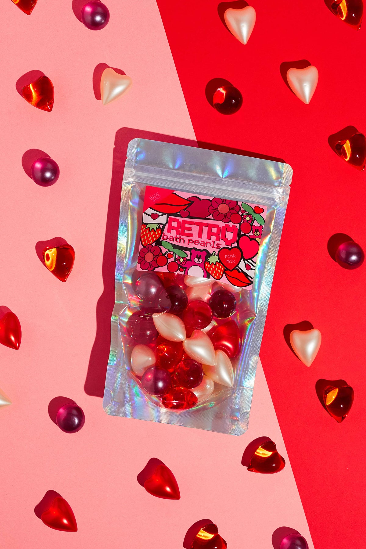 Bare Boutique Heart Pearls perles de bain 30 pièces