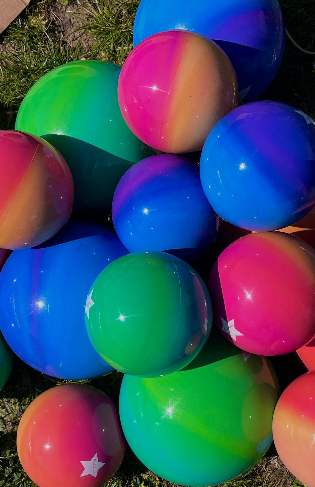 Ratatam Ballon KAugummi 10CM Violett&amp;Blau