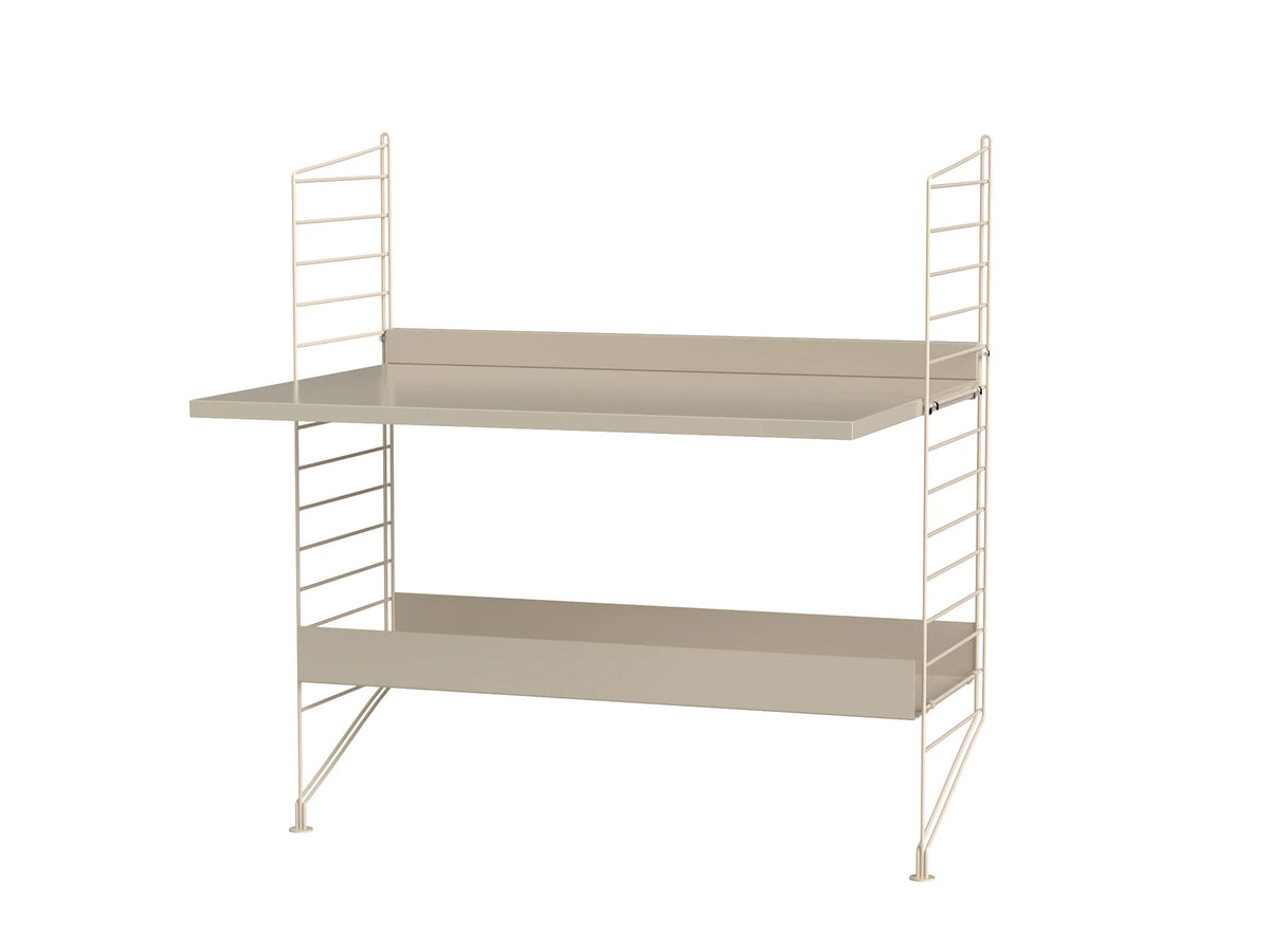 String Furniture Chambre d'enfant A Blanc / Frêne Système d'étagères