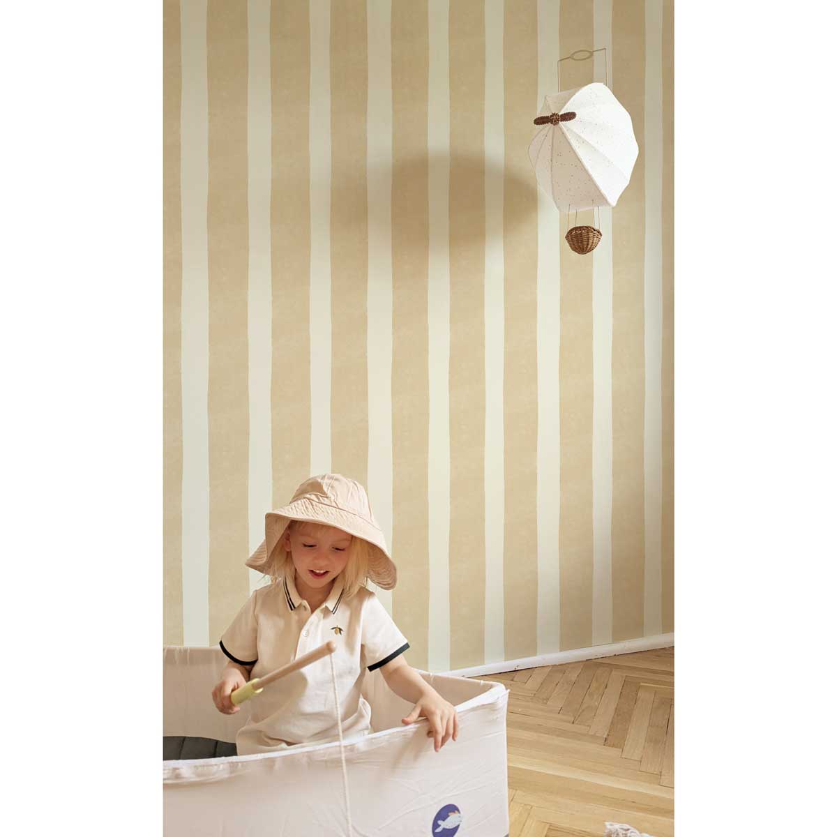 Dekornik Tapete Streifen Draw Beige Streifen 50 x 280