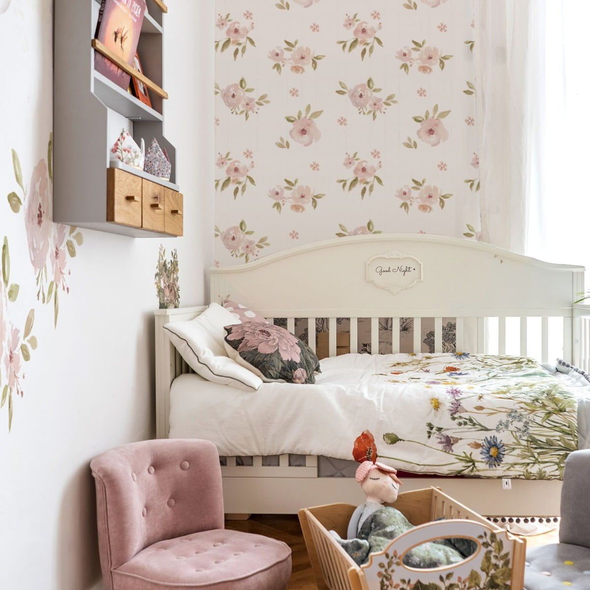 Dekornik Tapete Magnolia Mini Streifen 50 x 280