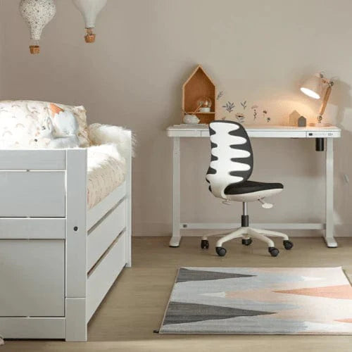 Lifetime Kidsrooms chaise de bureau COMFORT Black/white