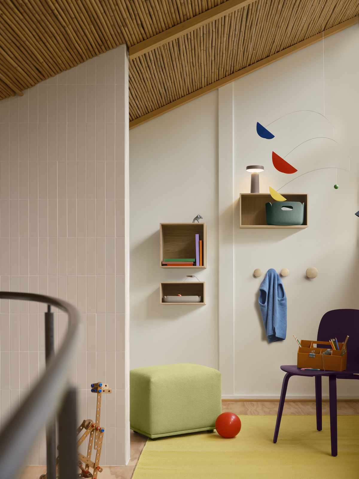Muuto Dots Wood Wall Hook 9 cm Burnt Orange