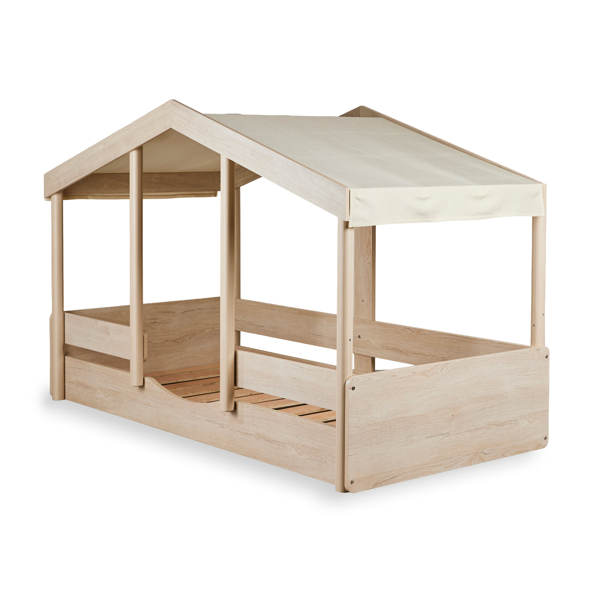 Quax Lit Montessori 90 x 200 cm Tissu toit beurre